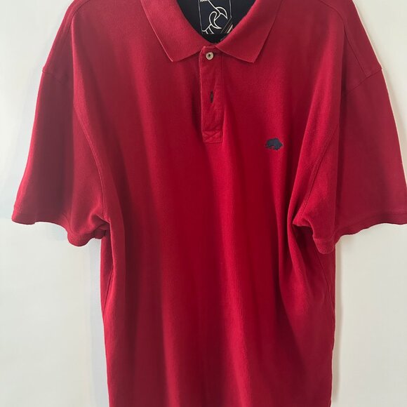 Red Raging Bull XXL Men's Polo Shirt  100% Cotton  *Rare in the US!* - Picture 5 of 10